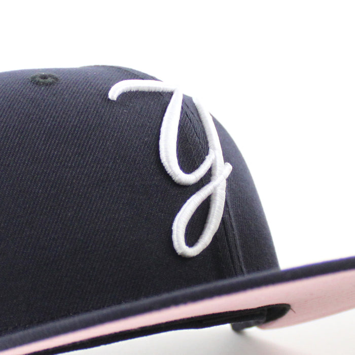 New York Yankees 1942 All Star Game Poker Chip Patch New Era 59Fifty Fitted Hat (Navy Pink Under Brim)