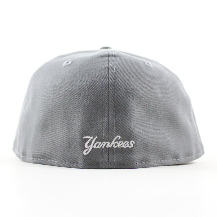 New York Yankees 50th Anniversary New Era 59Fifty Fitted Hat (Storm Gray Green Under Brim)
