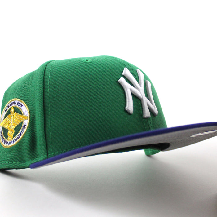 New York Yankees Department of Sanitation New Era 59Fifty Fitted Hat (Green Blue Gray Under Brim)