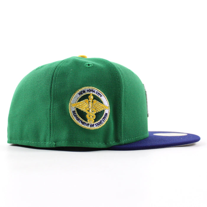 New York Yankees Department of Sanitation New Era 59Fifty Fitted Hat (Green Blue Gray Under Brim)