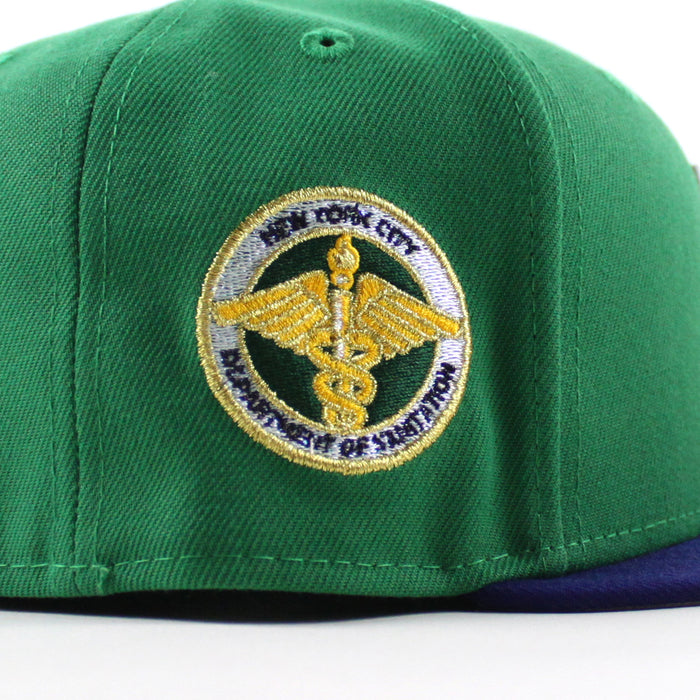 New York Yankees Department of Sanitation New Era 59Fifty Fitted Hat (Green Blue Gray Under Brim)