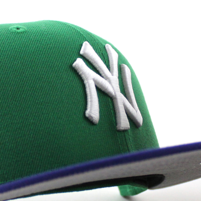 New York Yankees Department of Sanitation New Era 59Fifty Fitted Hat (Green Blue Gray Under Brim)