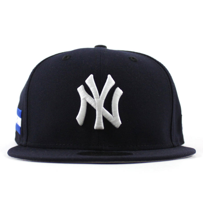 New York Yankees HONDURAS New Era 59Fifty Fitted Hat (Navy Gray Under Brim)