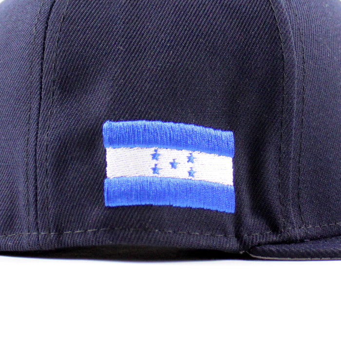 New York Yankees HONDURAS New Era 59Fifty Fitted Hat (Navy Gray Under Brim)