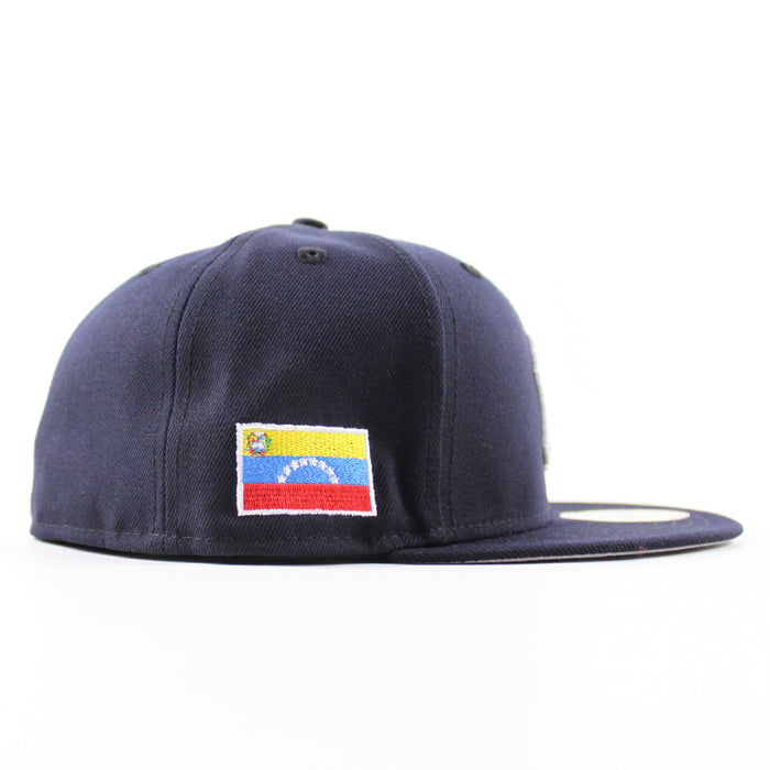 New York Yankees VENEZUELA New Era 59Fifty Fitted Hat (Navy Gray Under Brim)