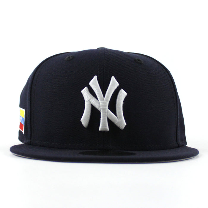 New York Yankees VENEZUELA New Era 59Fifty Fitted Hat (Navy Gray Under Brim)