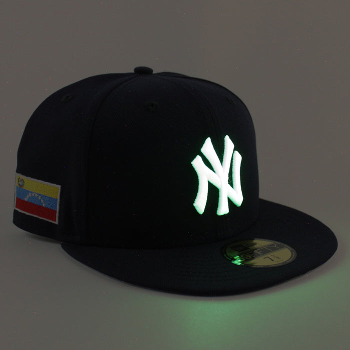 New York Yankees VENEZUELA New Era 59Fifty Fitted Hat (Navy Gray Under Brim)
