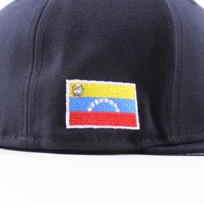 New York Yankees VENEZUELA New Era 59Fifty Fitted Hat (Navy Gray Under Brim)