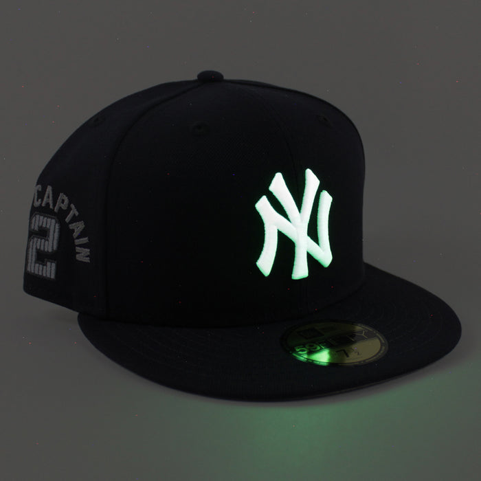 New York Yankees x CAPTAIN Derek Jeter New Era 59Fifty Fitted Hat (Navy Gray Under Brim)