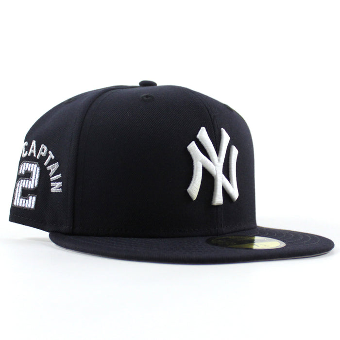 New York Yankees x CAPTAIN Derek Jeter New Era 59Fifty Fitted Hat (Navy Gray Under Brim)