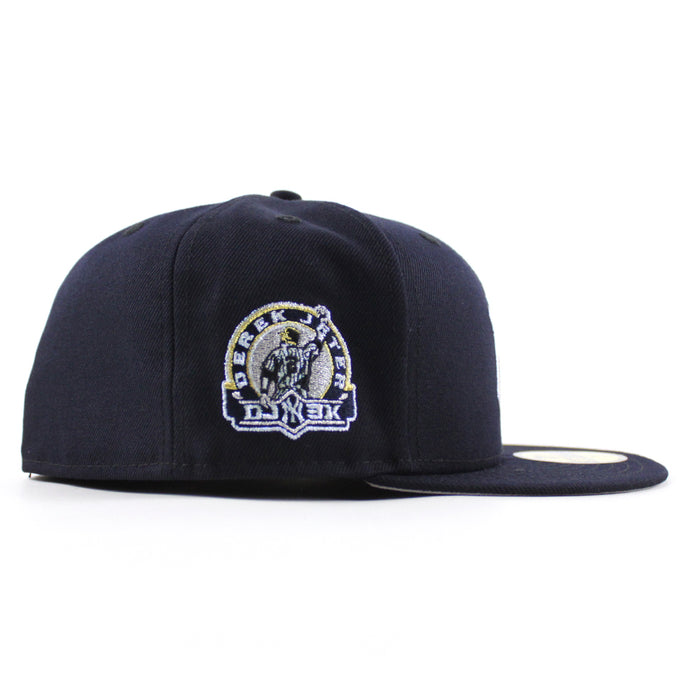 New York Yankees x Derek Jeter New Era 59Fifty Fitted Hat (Navy Gray Under Brim)
