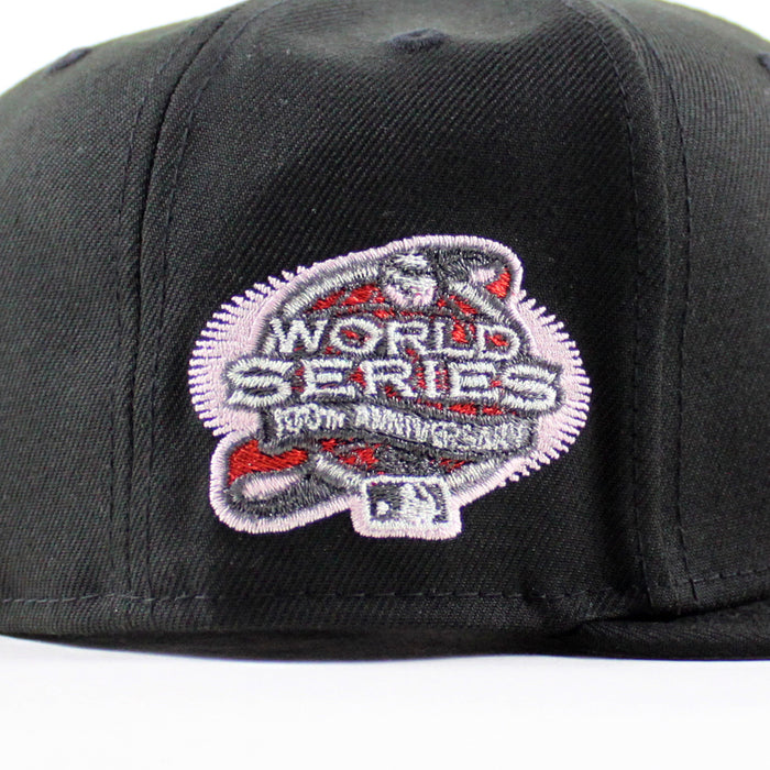 New York Yankees x Lips 100th World Series New Era 59Fifty Fitted Hat (Black Gray Under Brim)