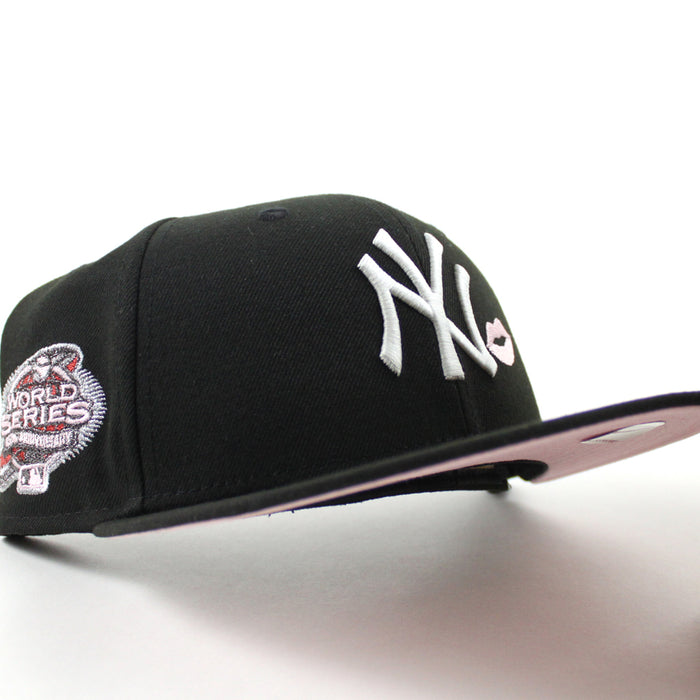 New York Yankees x Lips 2003 World Series New Era 59Fifty Fitted Hat (Black Pink Under Brim)