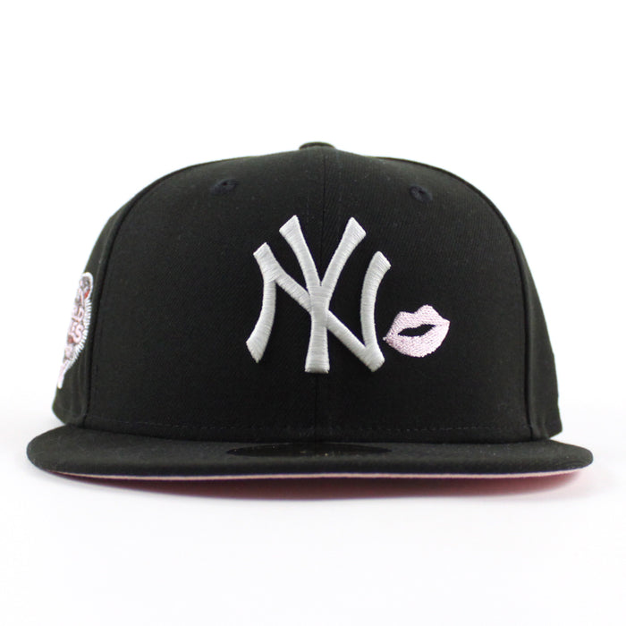 New York Yankees x Lips 2003 World Series New Era 59Fifty Fitted Hat (Black Pink Under Brim)