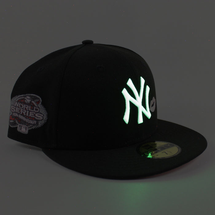 New York Yankees x Lips 2003 World Series New Era 59Fifty Fitted Hat (Black Pink Under Brim)