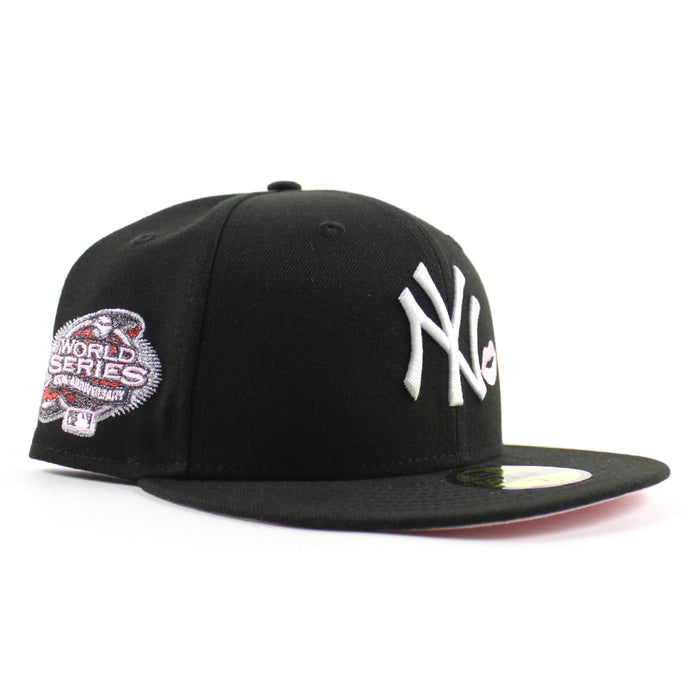 New York Yankees x Lips 2003 World Series New Era 59Fifty Fitted Hat (Black Pink Under Brim)
