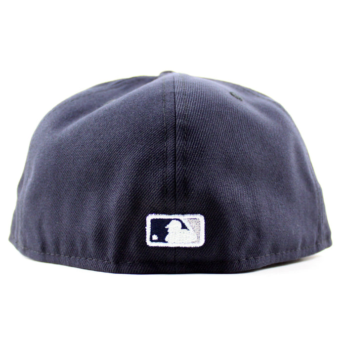 New York Yankees Yankees Patch New Era 59Fifty Fitted Hat (Navy Gray Under Brim)