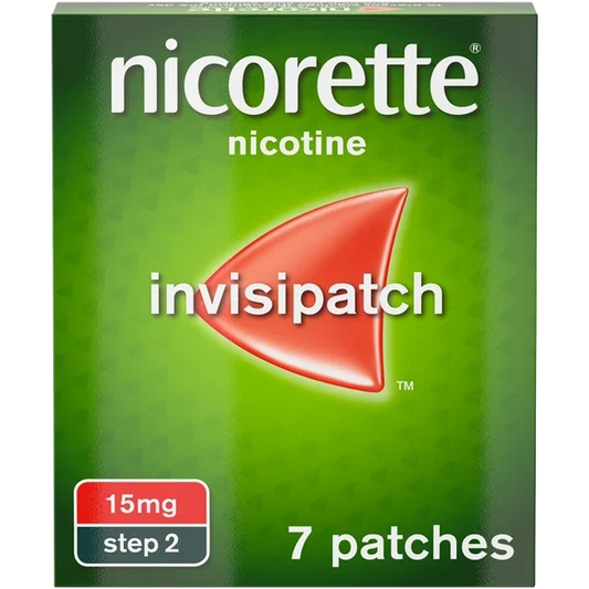 Nicorette® Step 2 Invisi 15mg Patch, 7 nicotine patches