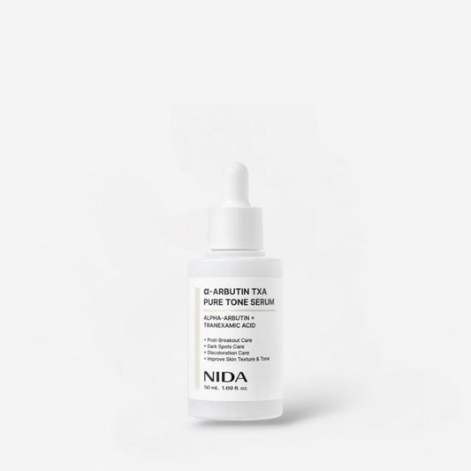 NIDA Alpha-Arbutin TXA Pure Tone Serum 50ml نيدا ألفا أربوتين TXA مصل نقي اللون - Princess Cosmetics Qatar