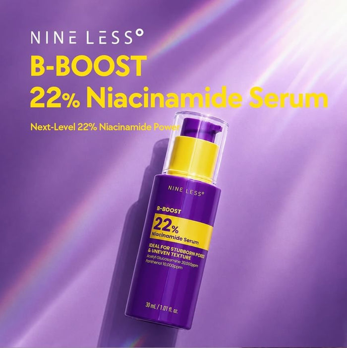 Nineless B-Boost 22% Niacinamide Serum 30ml سيروم ناينليس بي-بوست 22% نياسيناميد - Princess Cosmetics Qatar