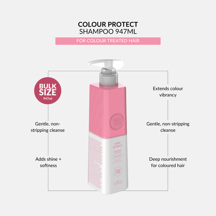 NishLady Color Protect Shampoo – 947ml