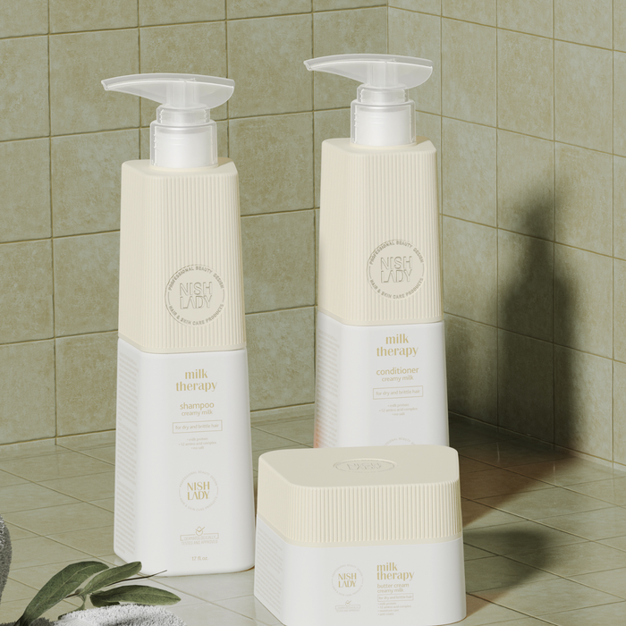 NishLady Milk Therapy Shampoo – 503ml
