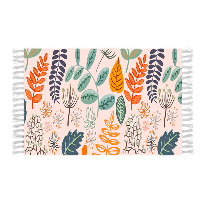 NNEAGS 90cm Soft cotton woven handmadeArea  rugs for living room bedroom, Home Decor