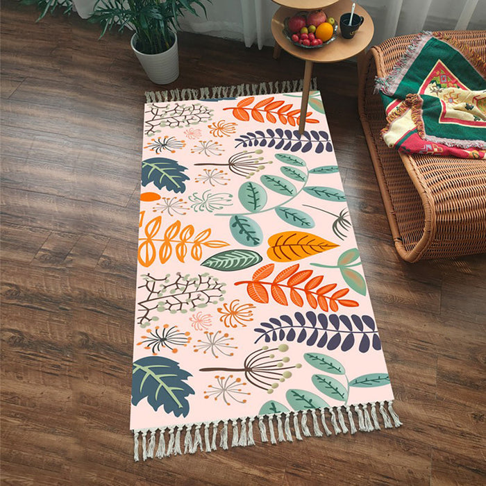 NNEAGS 90cm Soft cotton woven handmadeArea  rugs for living room bedroom, Home Decor