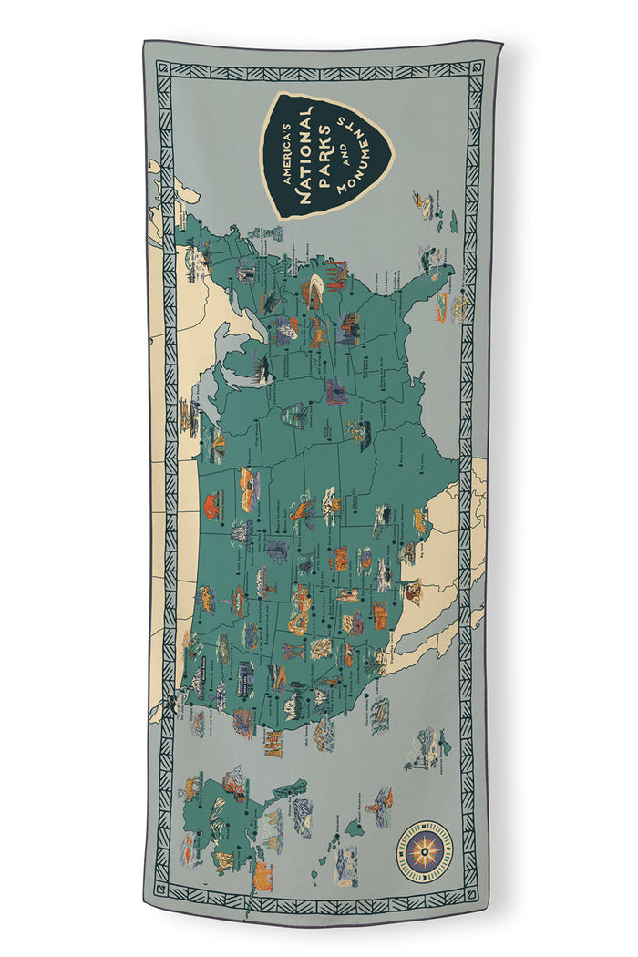 National Parks and Monuments Map