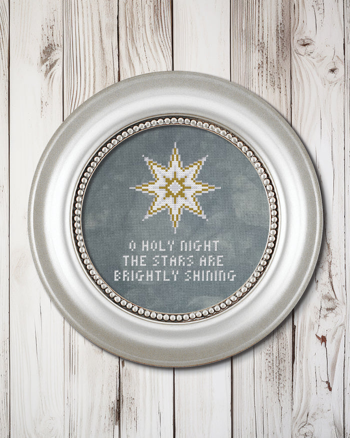 O Holy Night Cross Stitch Pattern