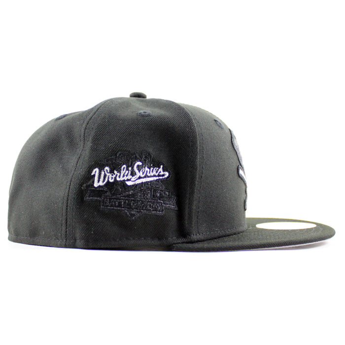 Oakland Athletics 1989 World Series New Era 59Fifty Fitted Hat (Black Gray Under Brim)