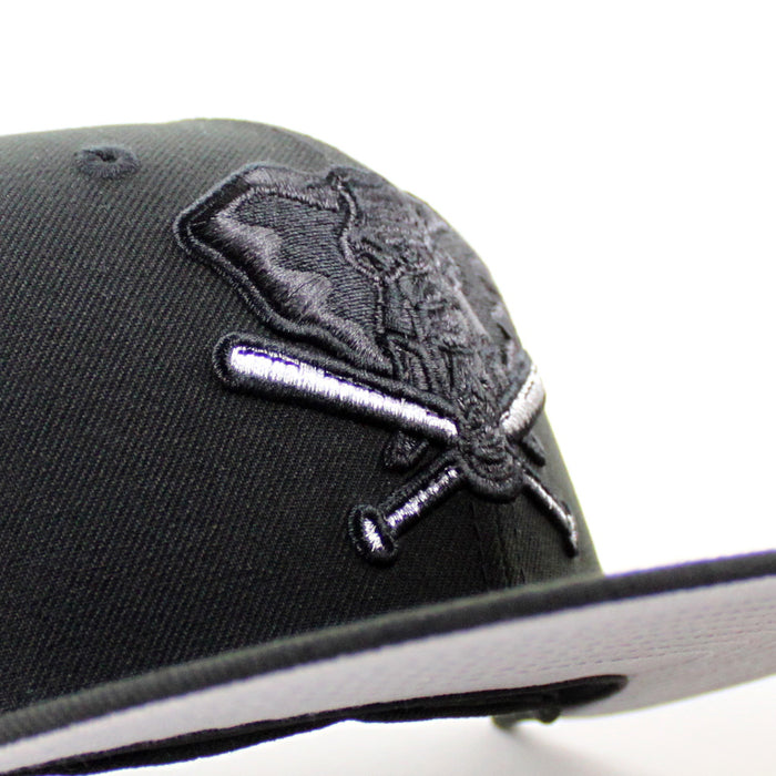 Oakland Athletics 1989 World Series New Era 59Fifty Fitted Hat (Black Gray Under Brim)