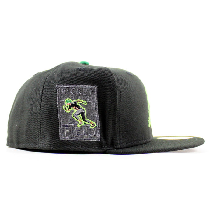 Oakland Athletics Ricky Henderson New Era 59Fifty Fitted Hat (Black Gray Under Brim)