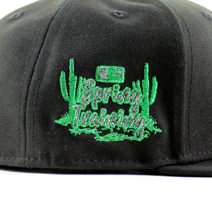 Oakland Athletics Spring Training New Era 59Fifty Fitted Hat (Black Green Under Brim)