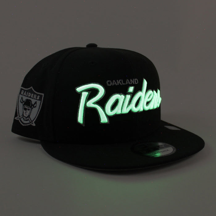 Oakland Raiders Pirate Patch New Era 9Fifty SnapBack (Black Gray Under Brim)
