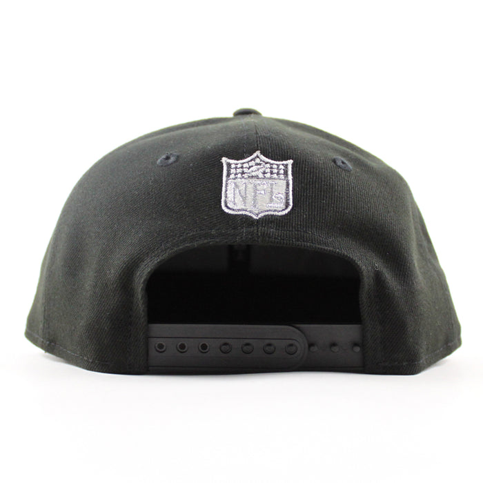 Oakland Raiders Pirate Patch New Era 9Fifty SnapBack (Black Gray Under Brim)