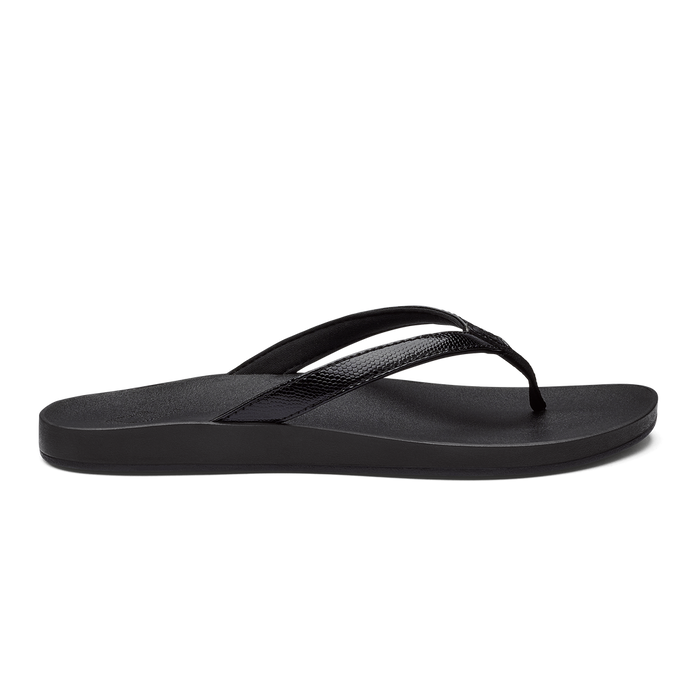 Olukai Womens Puawe Footwear Olukai Black/Black 6