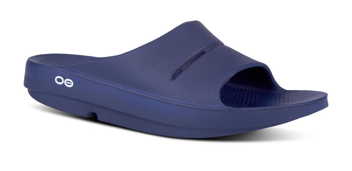 Oofos Ooahh Slide Footwear OOFOS Navy M4/W6