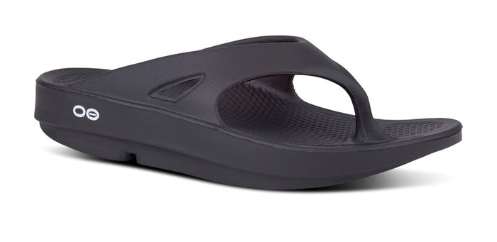 Oofos Ooriginal Thong Footwear OOFOS Black M4/W6