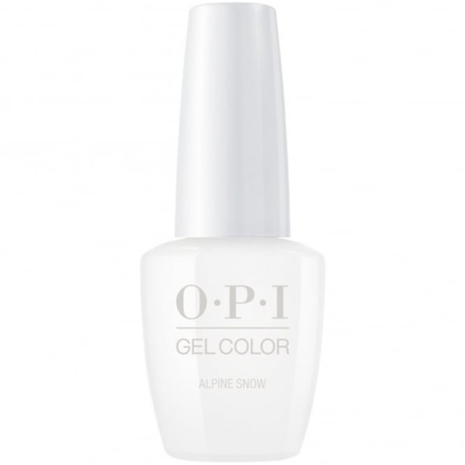 OPI Alpine Snow Gel - Fresh, crisp white gel nail polish, perfect for French-look tips.