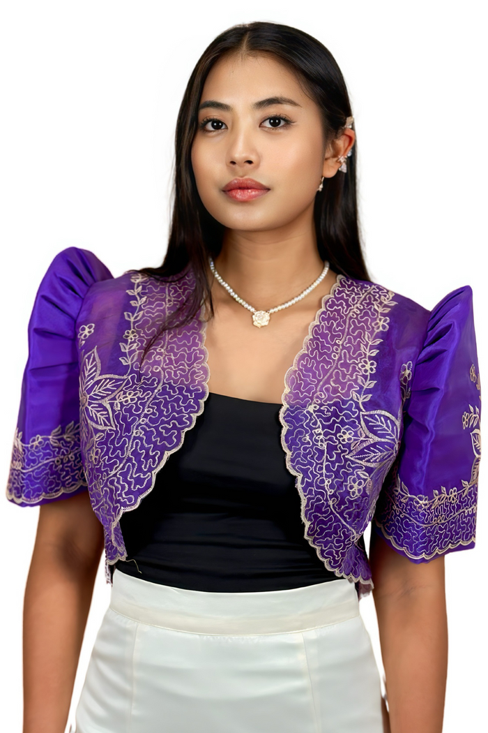 Purple Modern Filipiniana
