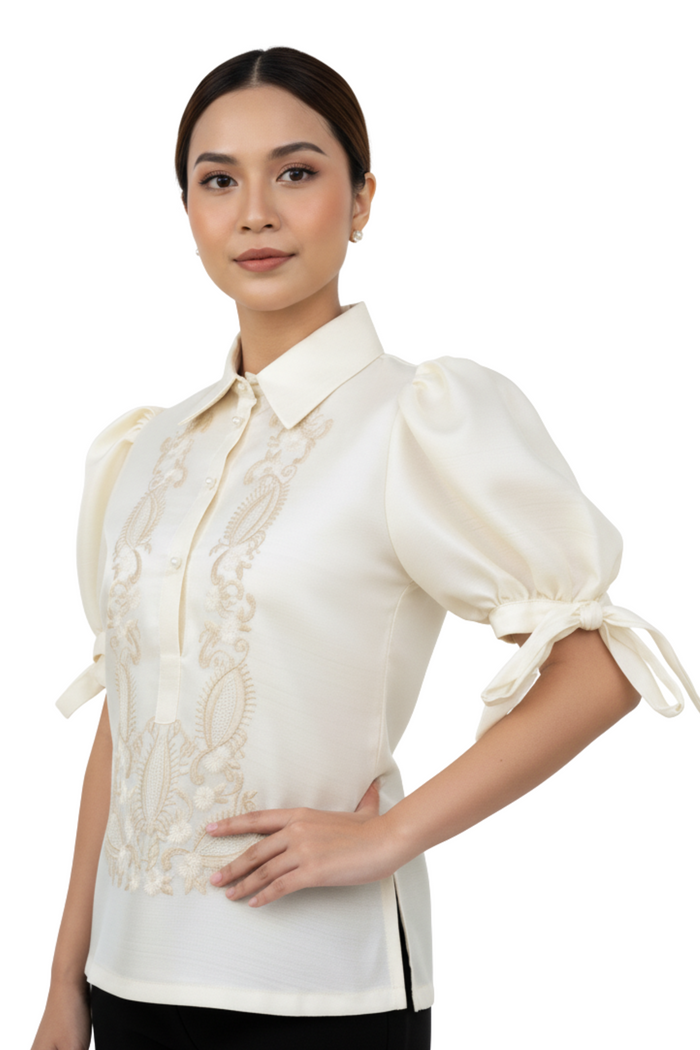 Classical Elegant Filipiniana Top