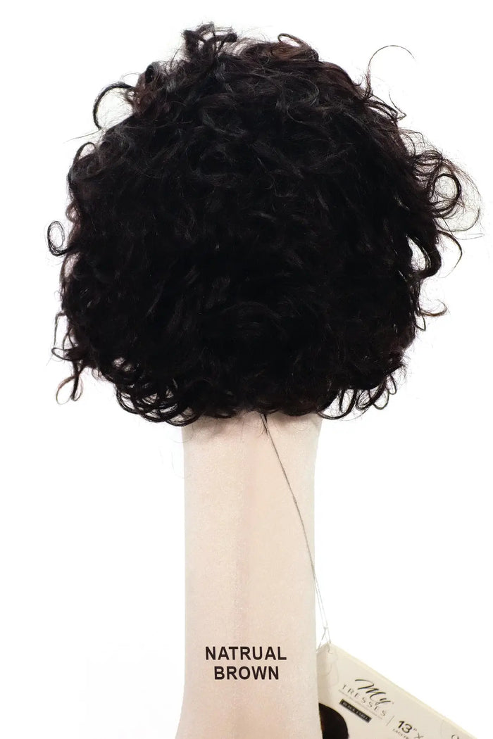 OUTRE MY TRESSES BLACK LABEL 13X4 LACE FRONTAL WIG - HH VIRGIN WAVY BOB 10" OUTRE