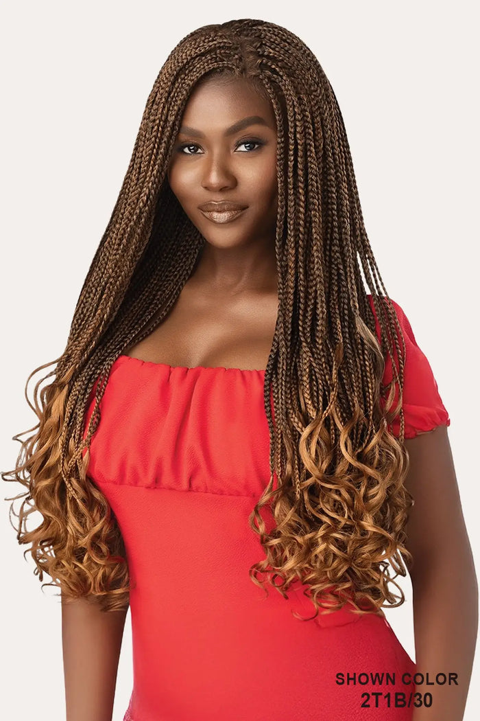 OUTRE X-PRESSION 3X  BOX BRAID FRENCH CURL 22" OUTRE