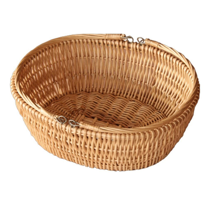 Oval Market Wicker Shopping Basket