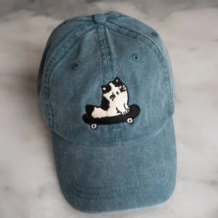 Overreact Cat Front & Back Hat