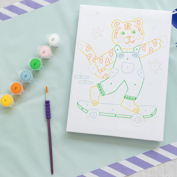 La Petite Epicerie - Paint-By-Number Kit - Little Tiger - Lifestyle Cut 1
