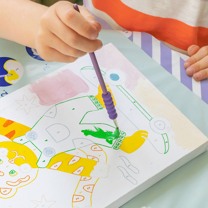 La Petite Epicerie - Paint-By-Number Kit - Little Tiger - Lifestyle Cut 2
