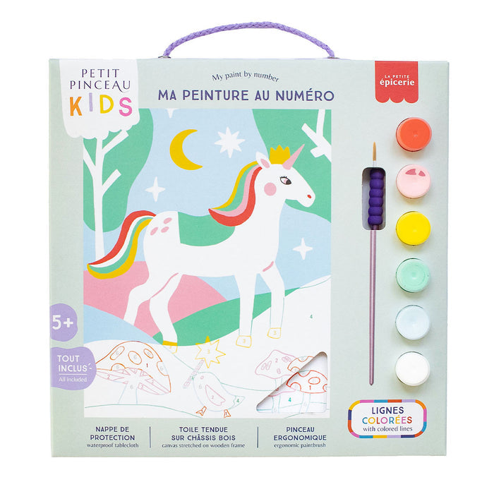 La Petie Epicerie - Paint-By-Number Kit - Unicorn