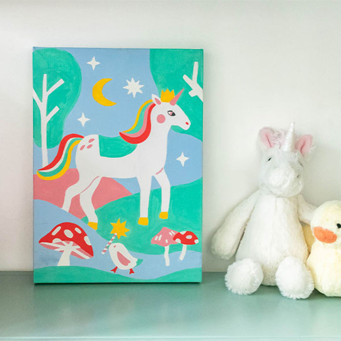 La Petie Epicerie - Paint-By-Number Kit - Unicorn - Lifestyle Cut 1